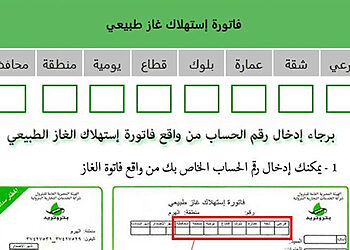 طريقة معرفة رقم المشترك في الغاز